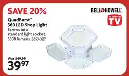 Home Hardware QuadBurst 360 LED Shop Light offer
