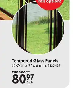 Home Hardware Tempered Glass Panels offer