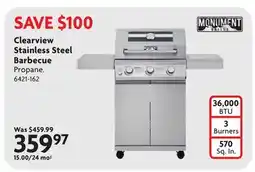 Home Hardware Clearview Stainless Steel Barbecue offer