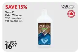 Home Hardware Paint Thinner offer