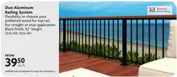 Home Hardware Duo Aluminum Railing System offer