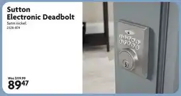 Home Hardware Sutton Electronic Deadbolt offer