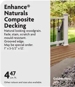 Home Hardware Enhance Naturals Composite Decking offer