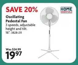 Home Hardware Oscillating Pedestal Fan offer