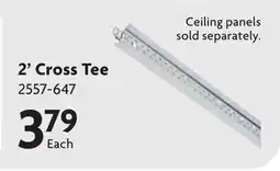 Home Hardware Suspended Ceiling Grid 2' Cross Tee offer