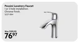 Home Hardware Possini Lavatory Faucet offer