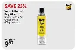 Home Hardware Wasp & Hornet Bug Killer offer