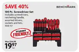 Home Hardware 100 Pc. Screwdriver Set offer