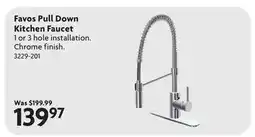 Home Hardware Favos Pull Down Kitchen Faucet offer