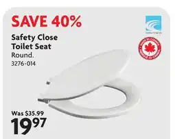 Home Hardware Safety Close Toilet Seat offer