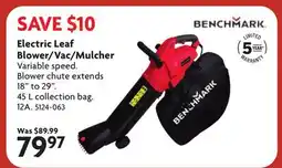 Home Hardware Electric Leaf Blower/Vac/Mulcher offer