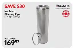 Home Hardware Insulated Chimney Pipe offer