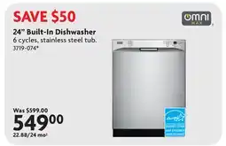 Home Hardware 24 Built-In Dishwasher offer