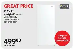 Home Hardware 7.1 Cu. Ft. Upright Freezer offer