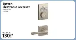 Home Hardware Sutton Electronic Leverset offer