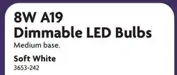 Home Hardware 8W A19 Dimmable LED Bulbs offer