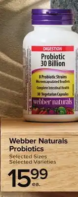 Metro WEBBER NATURALS PROBIOTICS offer
