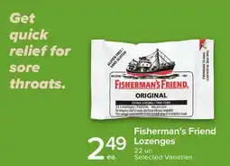 Metro FISHERMAN'S FRIEND LOZENGES offer