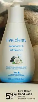Metro LIVE CLEAN HAND SOAP offer