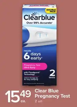 Metro CLEAR BLUE PREGNANCY TEST offer