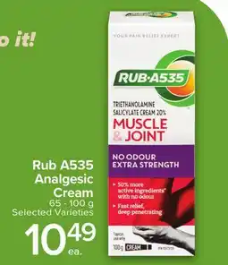 Metro RUB A535 ANALGESIC CREAM offer