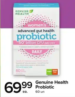 Metro GENUINE HEALTH PROBIOTIC offer