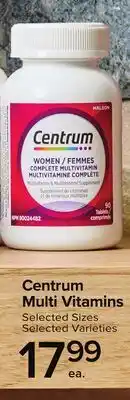 Metro CENTRUM MULTI VITAMINS offer