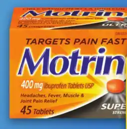 Metro TYLENOL EXTRA STRENGTH OR MOTRIN IBUPROFEN offer