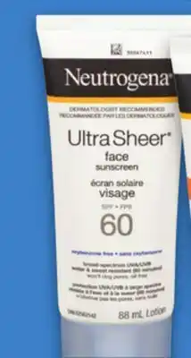 Metro NEUTROGENA SUNCARE offer