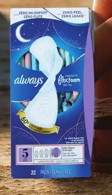 Metro ALWAYS NAPKINS OR TAMPAX TAMPONS offer