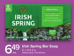 Metro IRISH SPRING BAR SOAP offer