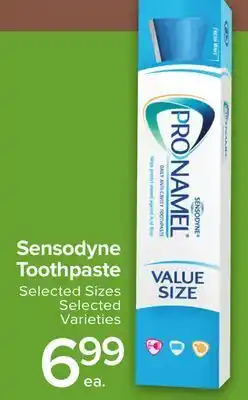 Metro SENSODYNE TOOTHPASTE offer