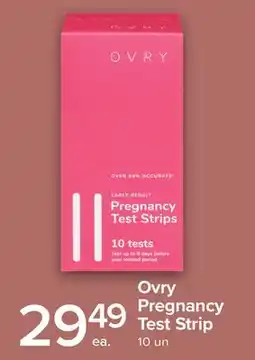 Metro OVRY PREGNANCY TEST STRIP offer