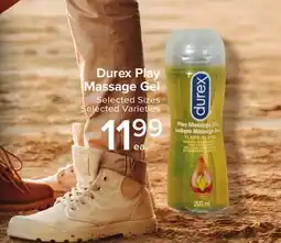 Metro DUREX PLAY MASSAGE GEL offer
