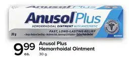Metro ANUSOL PLUS HEMORRHOIDAL OINTMENT offer