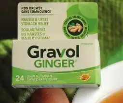 Metro GRAVOL GINGER LIQUID GEL CAPSULES offer