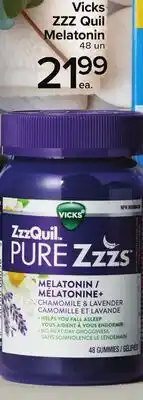 Metro VICKS ZZZ QUIL MELATONIN offer