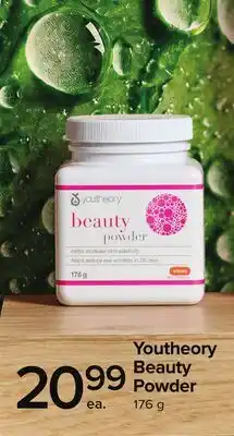 Metro YOUTHEORY BEAUTY POWDER offer