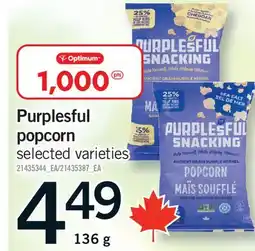 Fortinos PURPLESFUL POPCORN offer