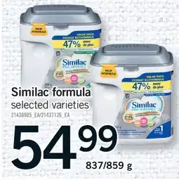 Fortinos SIMILAC FORMULA, 837/859 G offer
