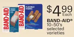 Fortinos BAND-AID , 10-50'S offer