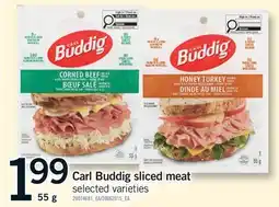 Fortinos CARL BUDDIG SLICED MEAT offer