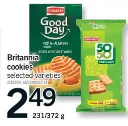 Fortinos BRITANNIA COOKIES, 231/372 G offer