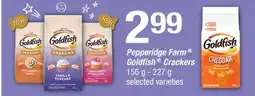 Fortinos PEPPERIDGE FARM GOLDFISH CRACKERS, 156 G - 227 G offer