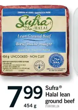Fortinos SUFRA HALAL LEAN GROUND BEEF offer