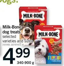 Fortinos MILK-BONE DOG TREATS offer