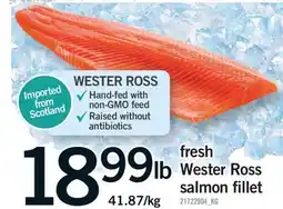Fortinos FRESH WESTER ROSS SALMON FILLET offer
