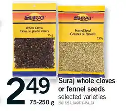 Fortinos SURAJ WHOLE CLOVES OR FENNEL SEEDS offer