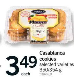Fortinos CASABLANCA COOKIES, 350/354 G offer