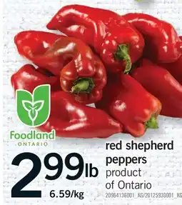Fortinos RED SHEPHERD PEPPERS offer
